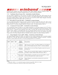 W25Q128FVEIP Datasheet Page 18