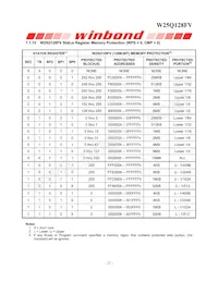 W25Q128FVEIP Datasheet Page 22