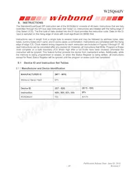 W25Q64JVSTIQ TR Datasheet Page 21