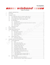 W25Q80BLSVIG Datasheet Page 2