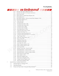 W25Q80BLSVIG Datasheet Pagina 3