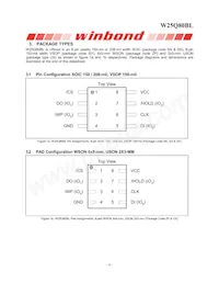 W25Q80BLSVIG Datasheet Page 6