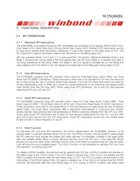 W25Q80BLSVIG Datasheet Page 10