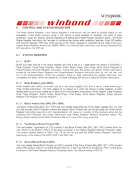 W25Q80BLSVIG Datasheet Page 12