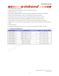 W632GU6KB12J Datasheet Page 6