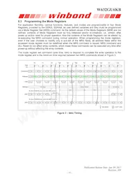 W632GU6KB12J Datasheet Page 15