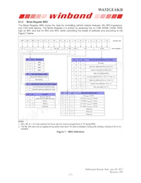 W632GU6KB12J Datasheet Page 22