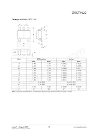 ZXCT1020E5TA Datasheet Page 13