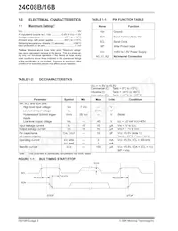 24C08B-E/P Datasheet Page 2