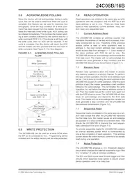 24C08B-E/P Datasheet Page 7