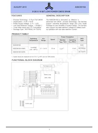 AS6C8016A-55ZIN Datasheet Copertura