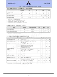 AS6C8016A-55ZIN Datenblatt Seite 4