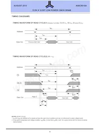 AS6C8016A-55ZIN Datasheet Pagina 6
