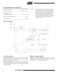 AT24C01-10SI-2.5 Datasheet Page 2