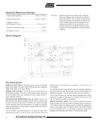 AT24C04N-10SI-2.7-T Datenblatt Seite 2