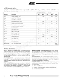 AT24C04N-10SI-2.7-T Datenblatt Seite 4