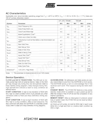 AT24C164-10SI-2.7 Datenblatt Seite 4