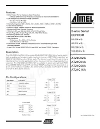 AT24C16AN-10SI-2.7-T Datasheet Copertura