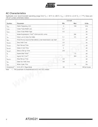 AT24C21-10SI-2.5 Datasheet Page 4