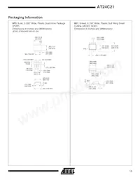 AT24C21-10SI-2.5 Datasheet Page 13