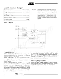 AT24C512-10TI-2.7-T Datasheet Page 2