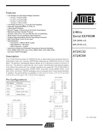 AT24C64-10TI-2.5 Datasheet Cover