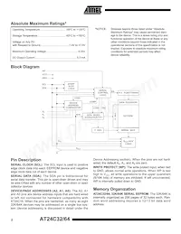 AT24C64-10TI-2.5 Datasheet Page 2