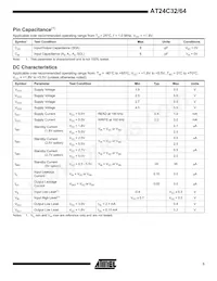 AT24C64-10TI-2.5 Datasheet Page 3