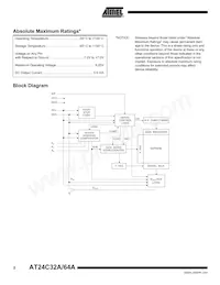 AT24C64AN-10SI-2.7-T Datasheet Page 2