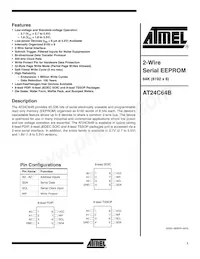 AT24C64B-10PU-2.7 Datasheet Cover