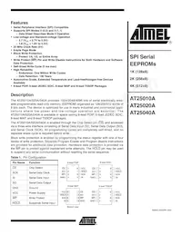 AT25040AN-10SI-2.7-T Datenblatt Cover