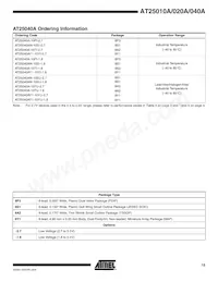 AT25040AN-10SI-2.7-T Datasheet Pagina 15