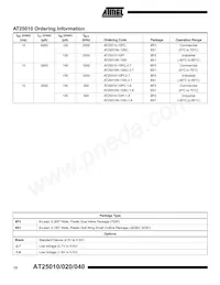 AT25040N-10SI Datasheet Page 12