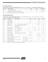 AT25160N-10SC-1.8 Datasheet Page 3