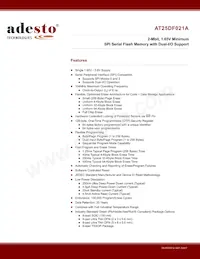 AT25DF021A-MHN-Y數據表 封面