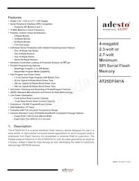 AT25DF041A-SSH-T Datasheet Copertura