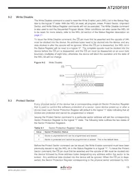 AT25DF081-SSHN-B Datenblatt Seite 13