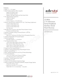 AT25DF321A-CCU Datasheet Cover