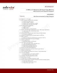 AT25DQ321-S3H-T Datasheet Cover