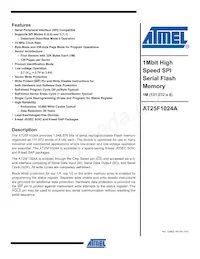 AT25F1024AN-10SU-2.7 Datasheet Cover