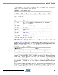 AT25FS010Y7-YH27-T Datasheet Page 9