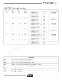 AT25HP256W-10SI Datasheet Page 13