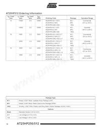 AT25HP256W-10SI 데이터 시트 페이지 14