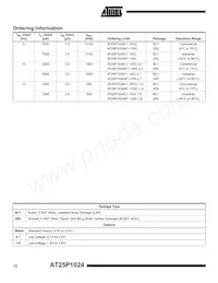 AT25P1024C1-10CI-1.8 Datasheet Page 12