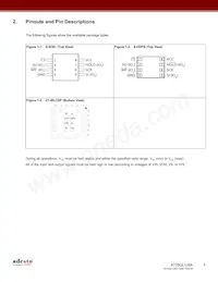 AT25QL128A-UUE-T Datasheet Pagina 3