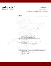 AT25XE011-SSHN-B Datenblatt Cover