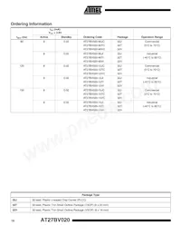 AT27BV020-90VI Datasheet Pagina 10