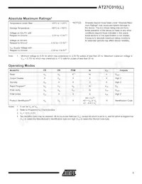 AT27C010-45TU Datasheet Page 3