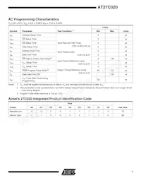 AT27C020-55TU Datasheet Page 7