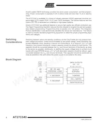 AT27C040-70TU Datasheet Page 2